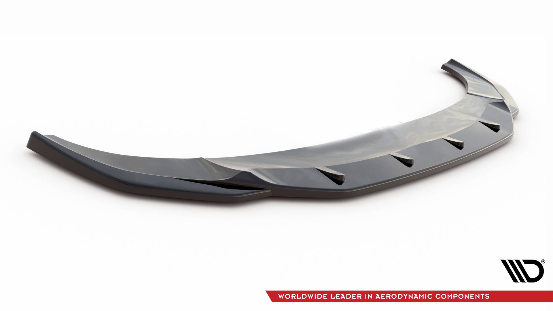 Maxton Design Street+ Spoilerlippe Front Ansatz V.2 passend für Audi RSQ3 Sportback / SUV F3 schwarz Hochglanz