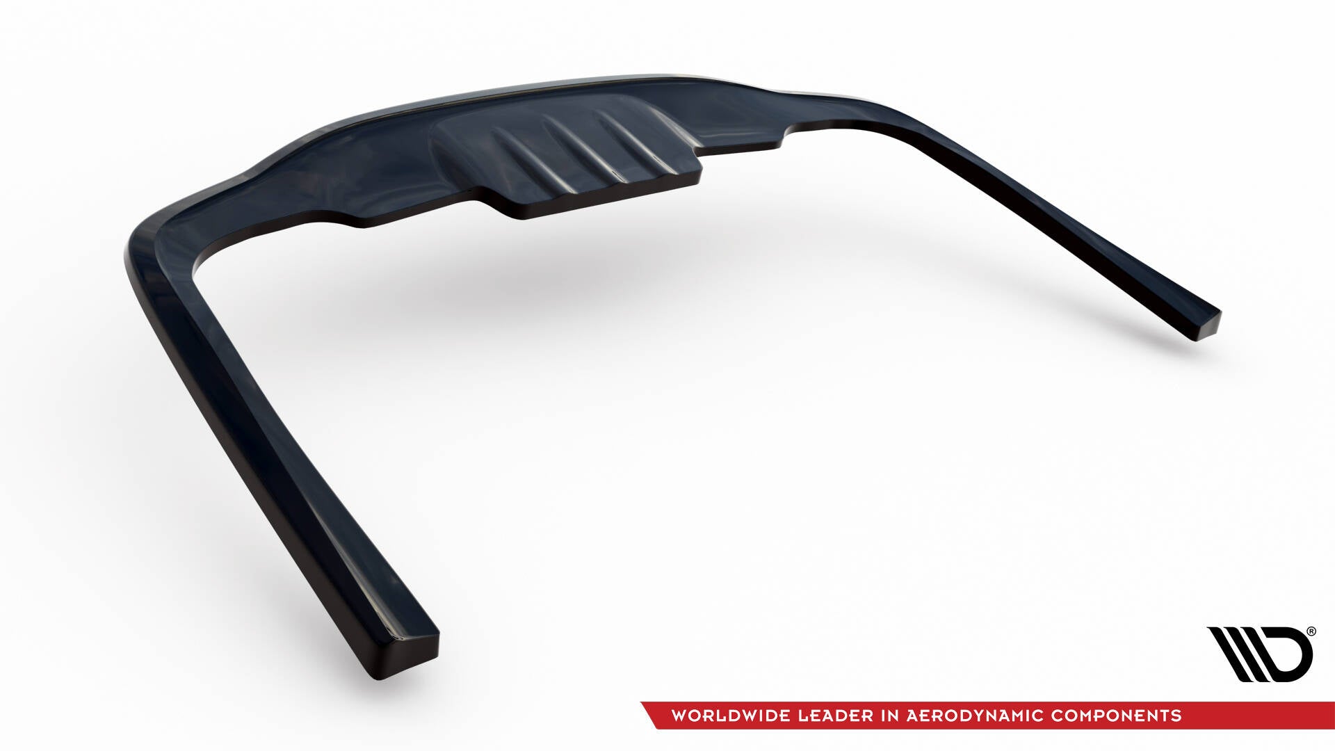 Maxton Design Street+ Mittlerer Diffusor RACE passend für Mercedes-Benz E W213 schwarz Hochglanz