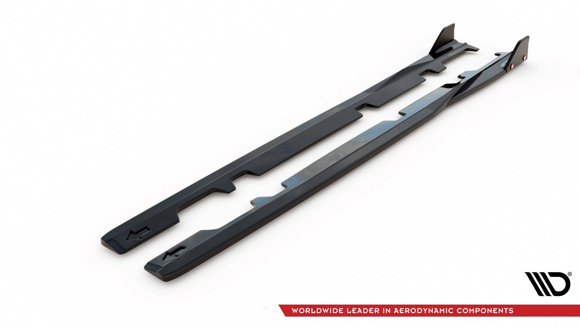 Maxton Design Street+ Seitenschweller Leisten V.2 passend für + Flaps passend für Ford Fiesta ST / ST-Line