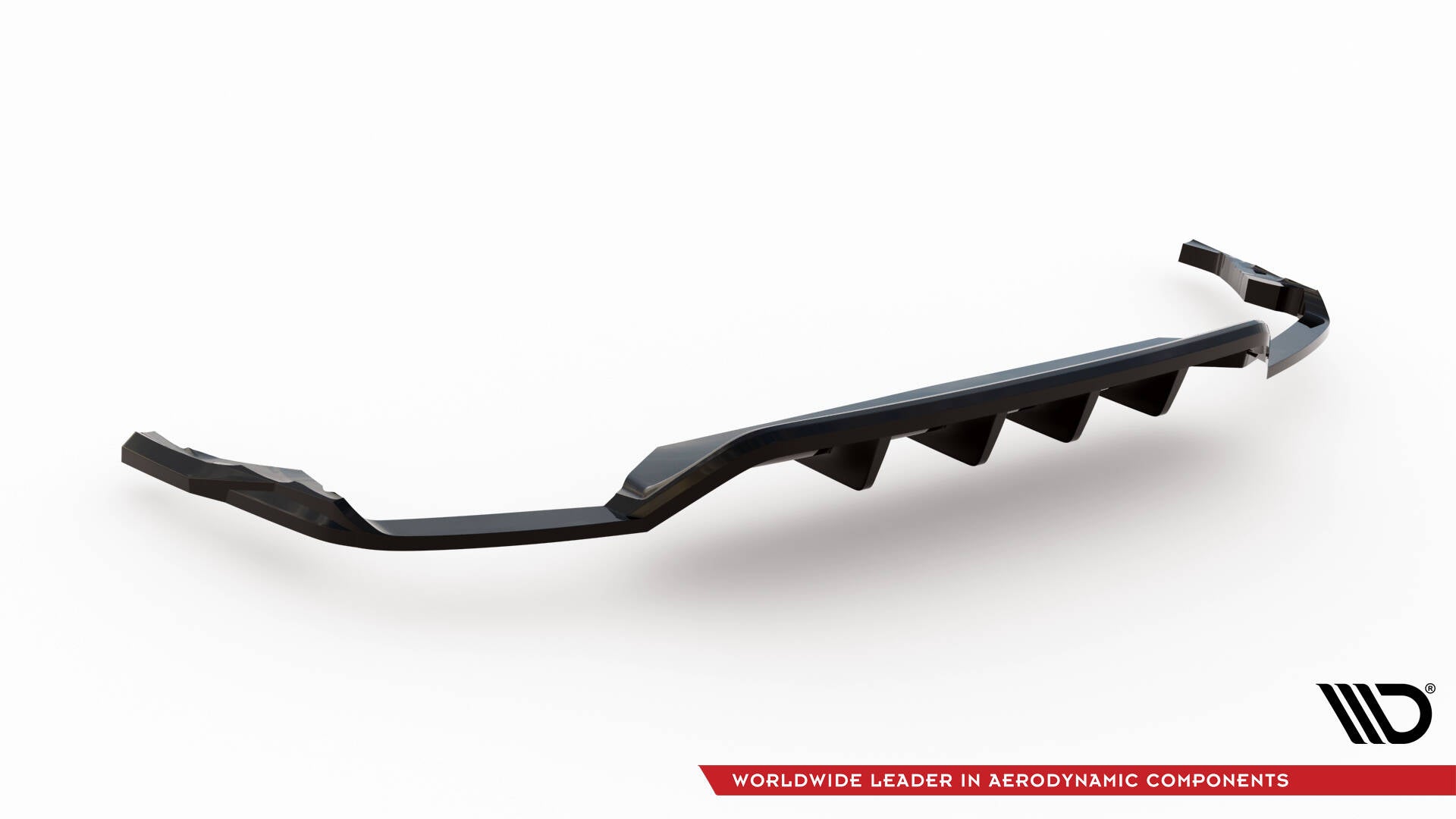 Maxton Design Street+ Mittlerer Diffusor RACE passend für Audi SQ8 Mk1 schwarz Hochglanz