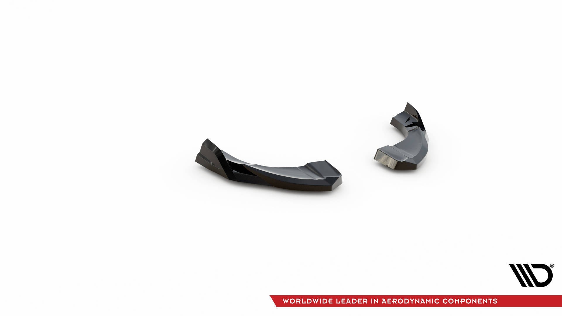 Maxton Design Heck Ansatz Flaps Diffusor V.2 passend für Hyundai Kona N Mk1 schwarz Hochglanz