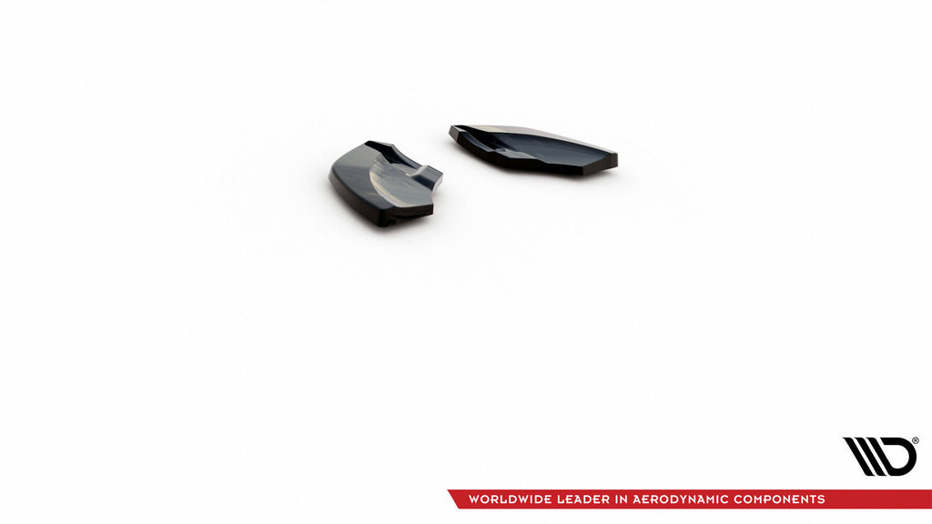 Maxton Design Heck Ansatz Flaps Diffusor V.3 passend für VW Scirocco R Mk3 schwarz Hochglanz