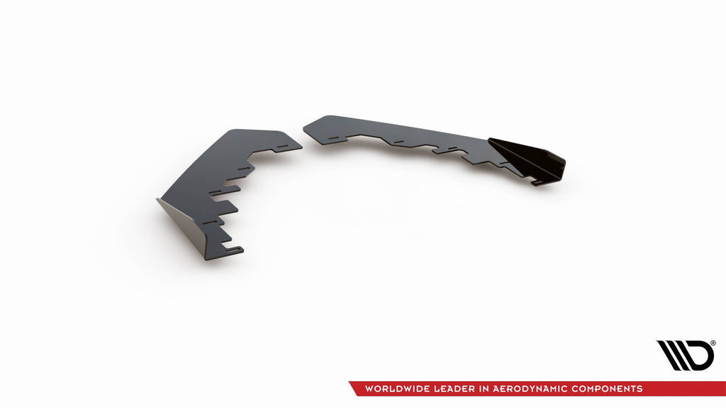Maxton Design Flaps VW Golf GTI Mk6 schwarz Hochglanz für Volkswagen Golf Mk6