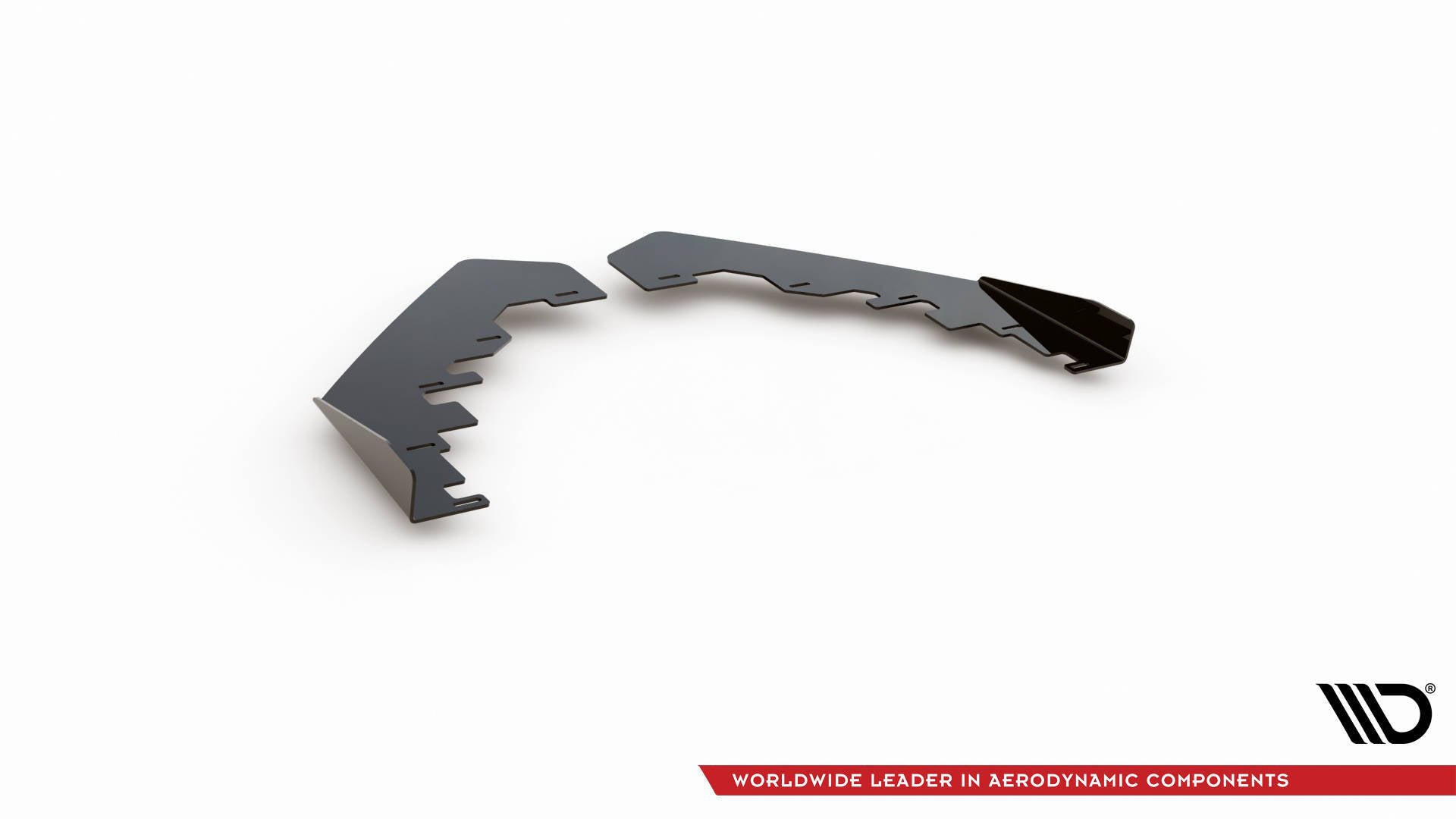 Maxton Design Flaps VW Golf GTI Mk6 schwarz Hochglanz für Volkswagen Golf Mk6