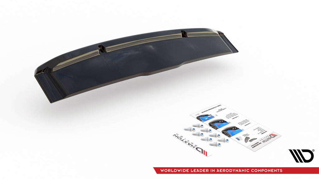 Maxton Design Street+ Mittlerer Diffusor RACE passend für Audi SQ8 Mk1 schwarz Hochglanz