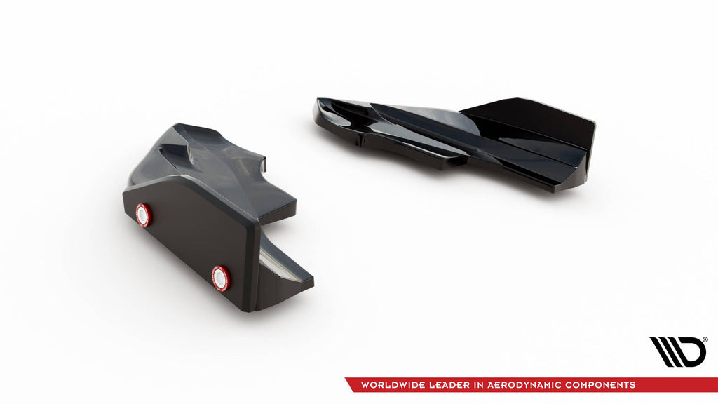 Maxton Design Heck Ansatz Flaps Diffusor V.6 + Flaps passend für VW Golf R Hatchback Mk8 Facelift