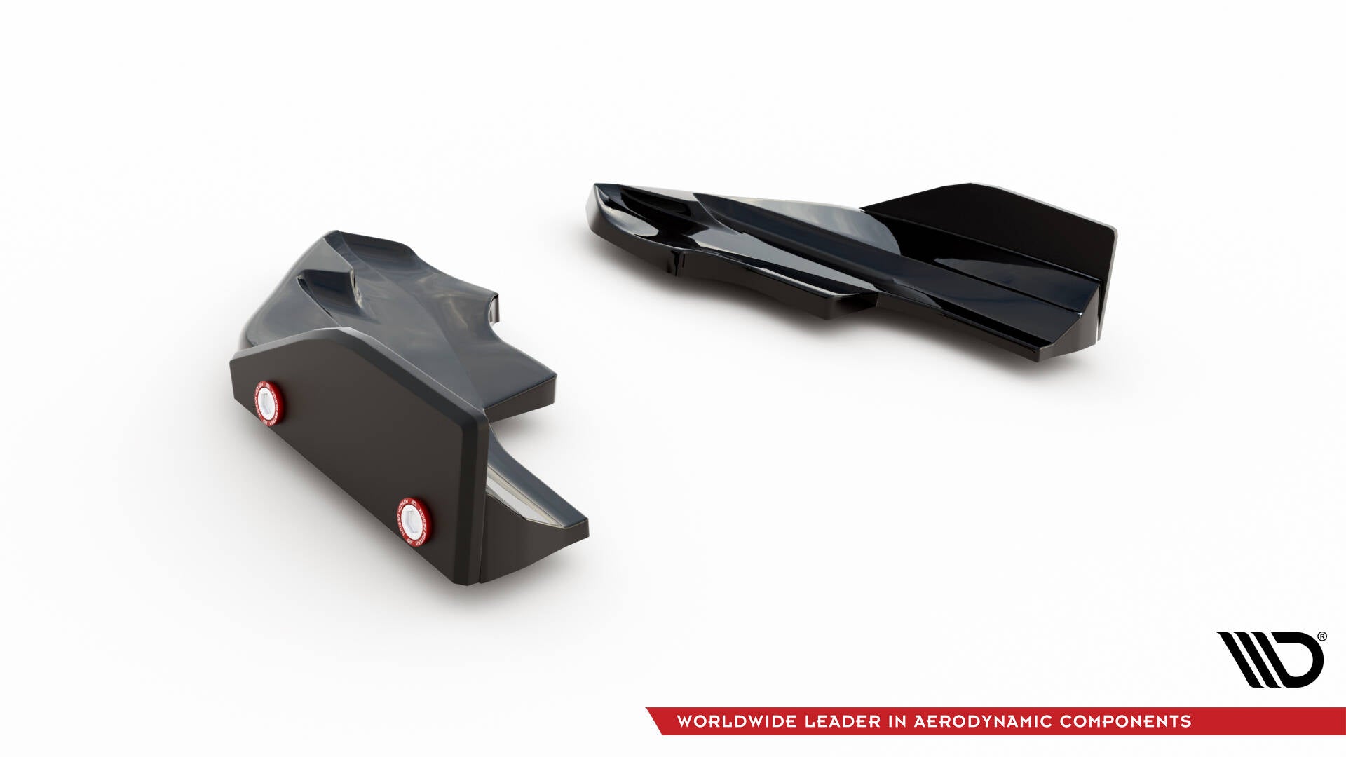 Maxton Design Heck Ansatz Flaps Diffusor V.6 + Flaps passend für VW Golf R Hatchback Mk8 Facelift
