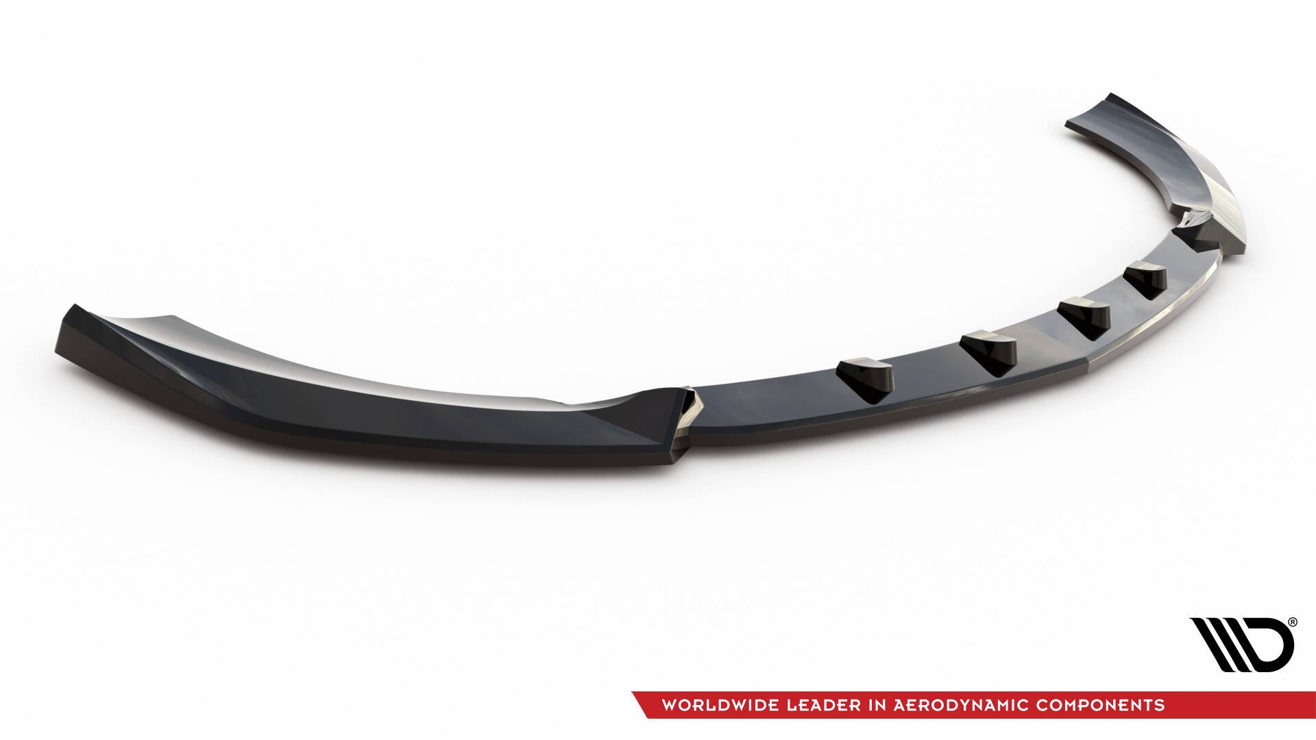Maxton Design Street+ Spoilerlippe Front Ansatz V.2 passend für Mercedes-AMG E63 W213 Facelift schwarz Hochglanz