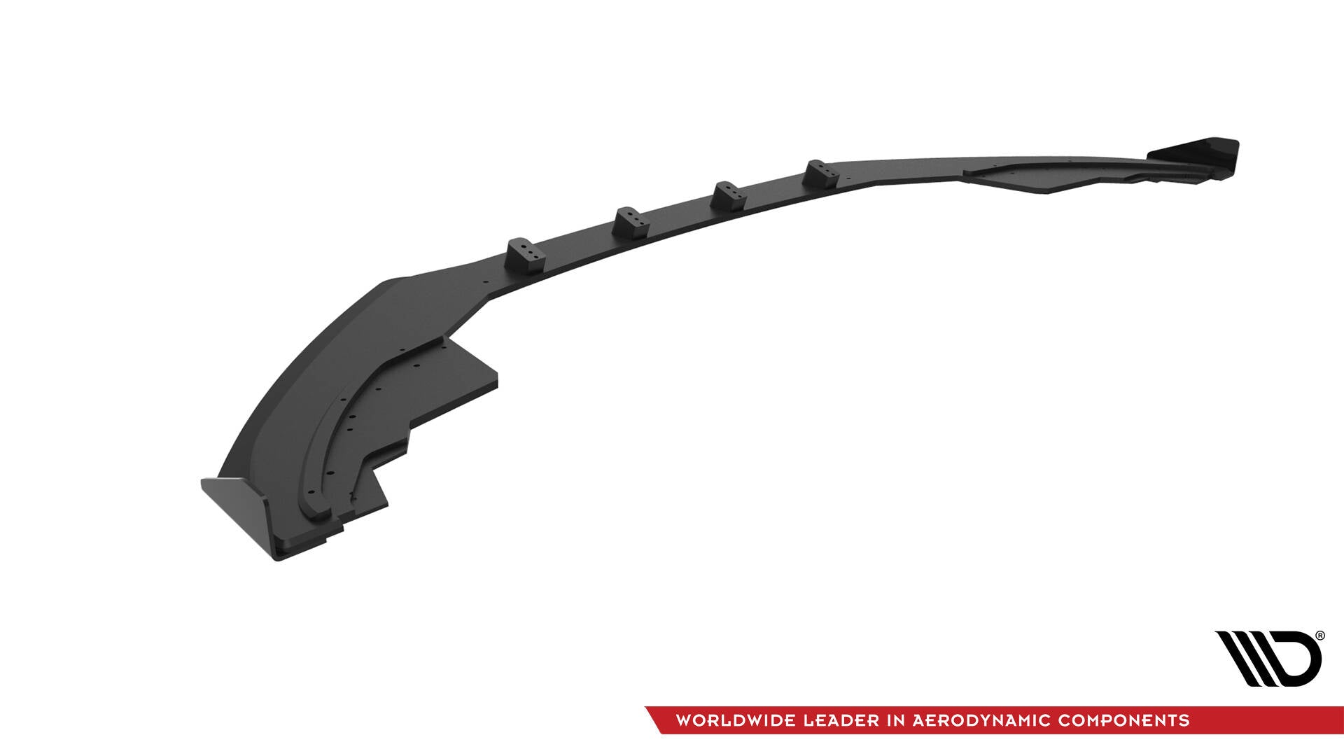 Maxton Design Street Pro Street+ Spoilerlippe Front Ansatz + Flaps passend für Audi S5 / A5 S-Line 8T schwarz Hochglanz