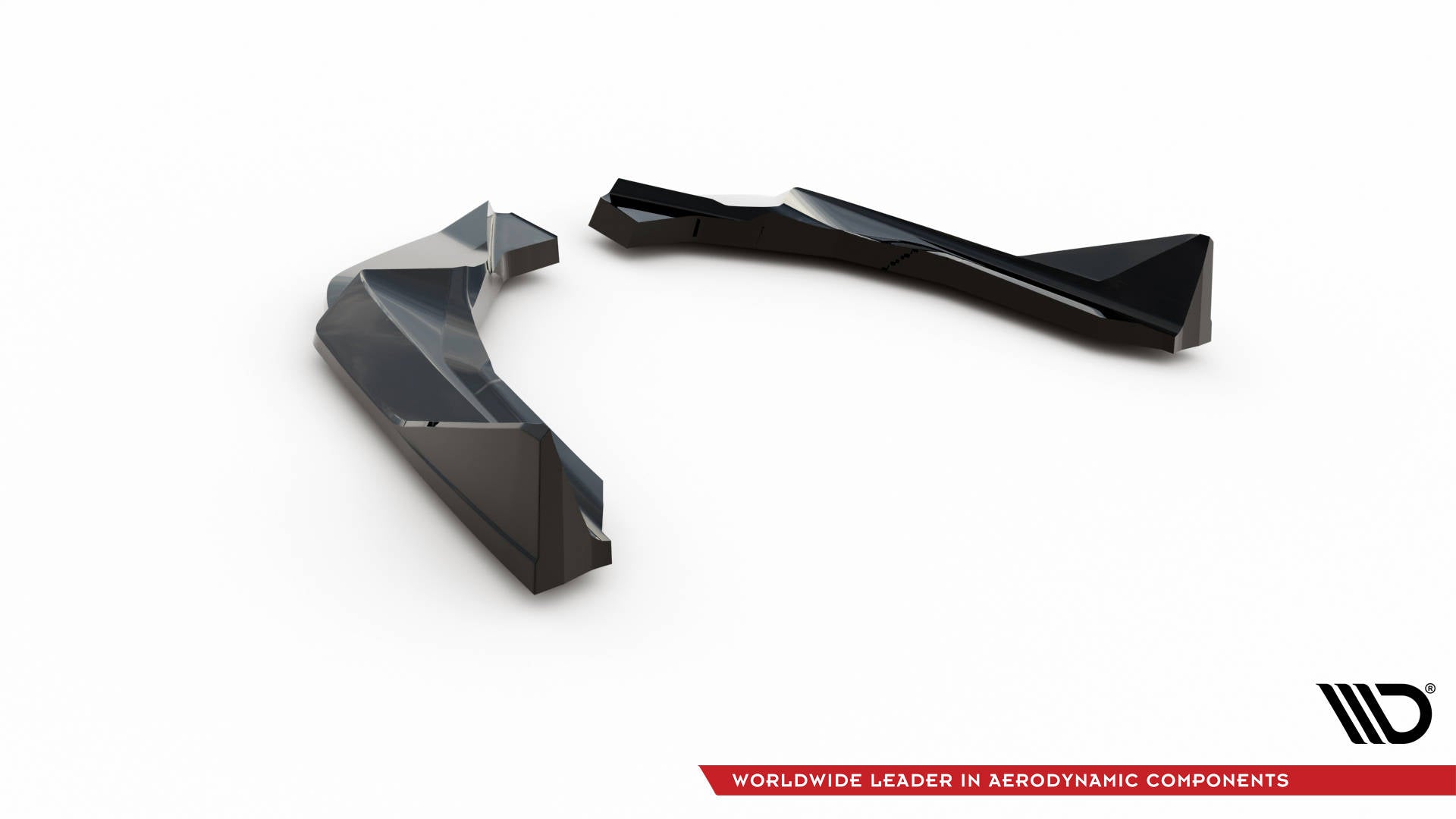 Maxton Design Heck Ansatz Flaps Diffusor V.2 passend für BMW M2 G87 schwarz Hochglanz