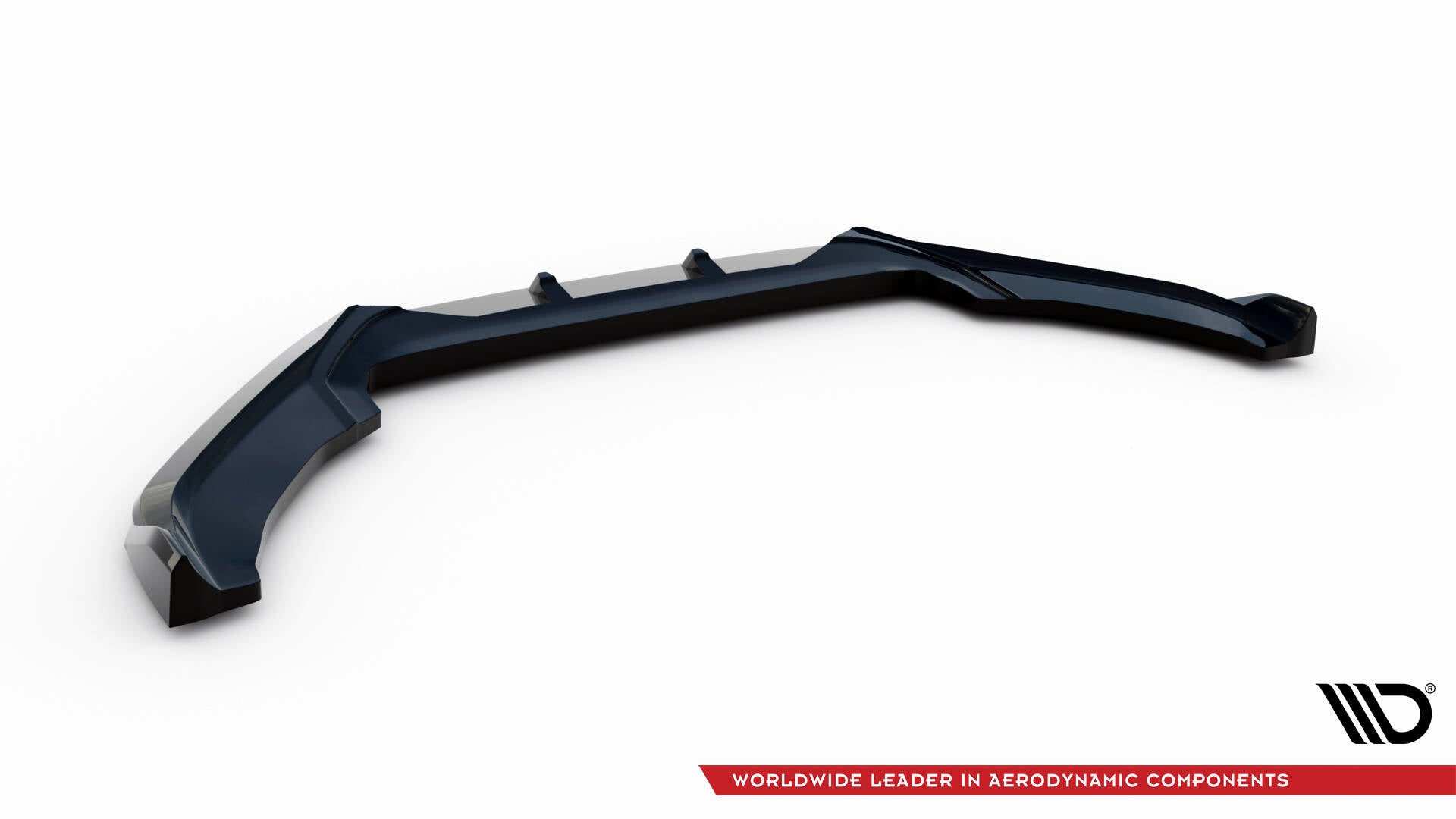 Maxton Design Street+ Spoilerlippe Front Ansatz V.2 passend für VW Scirocco Mk3 Facelift schwarz Hochglanz