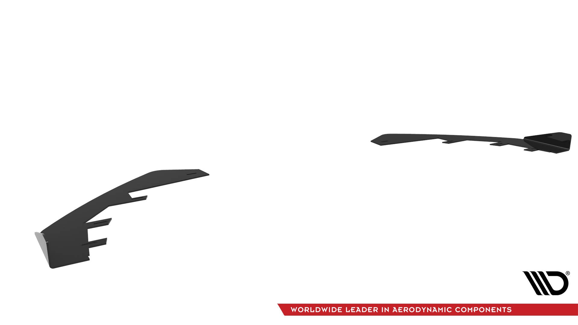 Maxton Design Front Stoßstange Flaps passend für Audi RS3 Limousine 8V Facelift schwarz Hochglanz