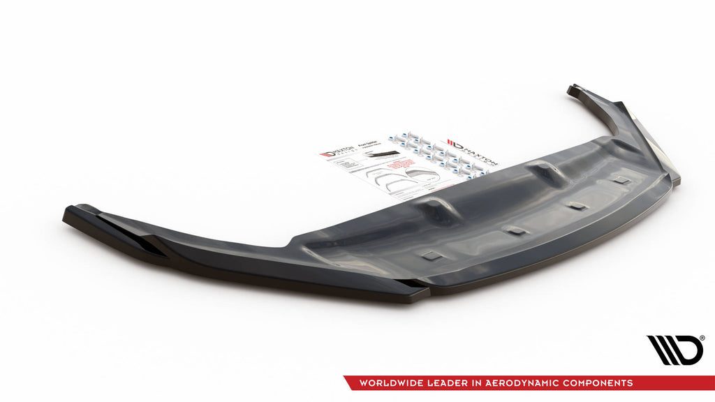 Maxton Design Street+ Spoilerlippe Front Ansatz passend für Lexus UX F-Sport Mk1 schwarz Hochglanz
