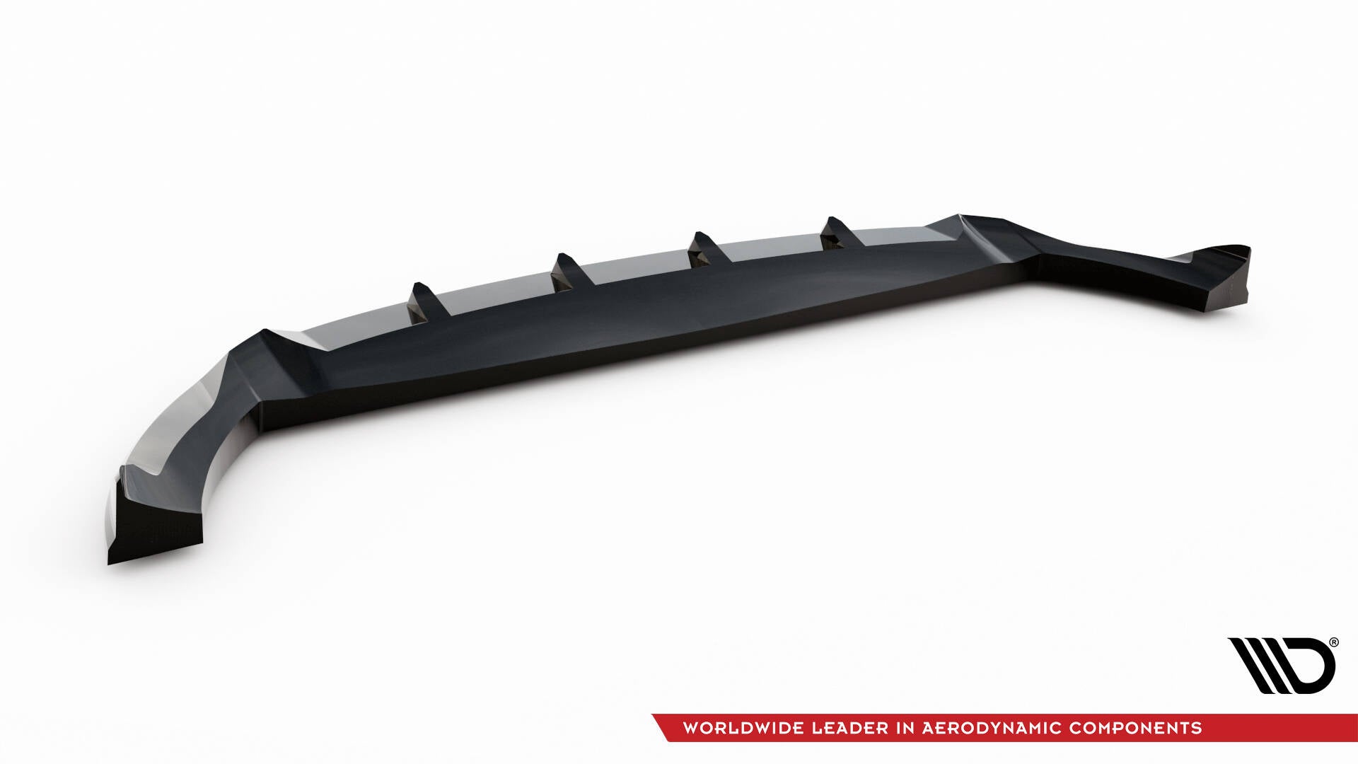 Maxton Design Street+ Spoilerlippe Front Ansatz passend für Land Rover Range Rover Velar R-Dynamic Mk1 schwarz Hochglanz