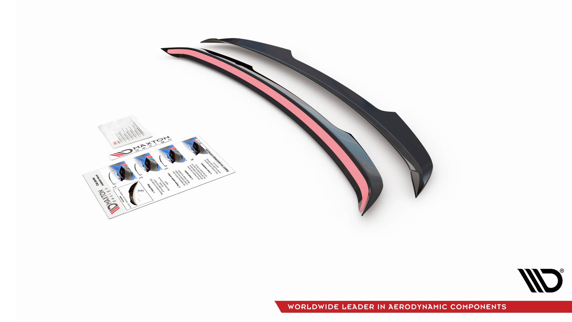 Maxton Design Spoiler CAP passend für Audi Q3 Sport 8U Facelift / S-Line 8U schwarz Hochglanz