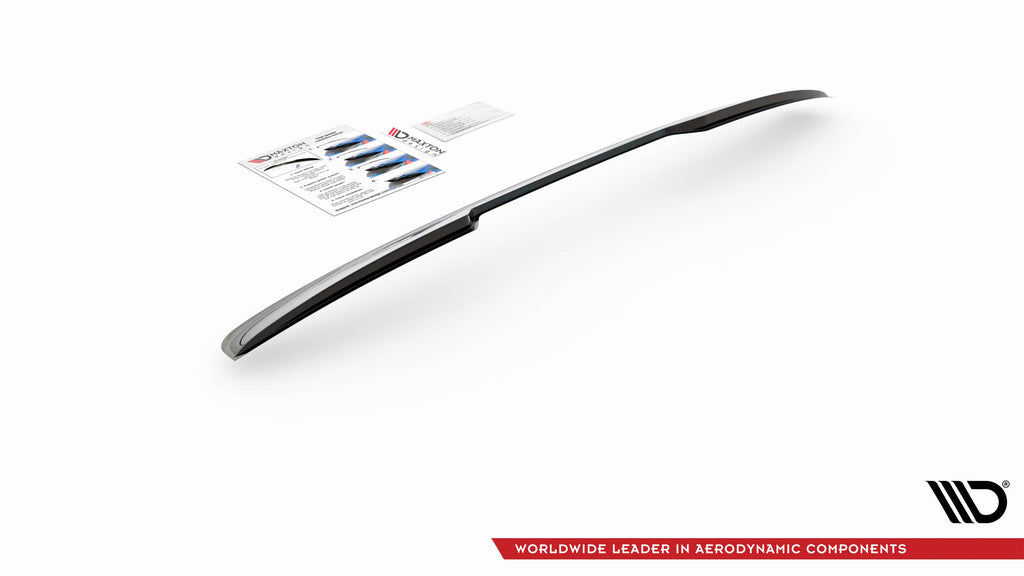 Maxton Design Heckscheiben Spoiler passend für Audi RS3 Limousine 8Y Facelift schwarz Hochglanz