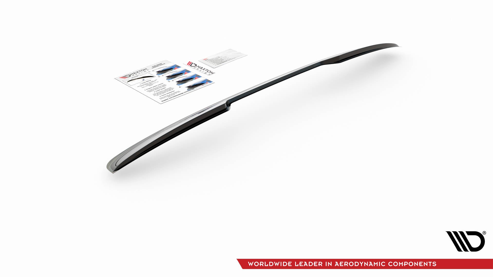 Maxton Design Heckscheiben Spoiler passend für Audi RS3 Limousine 8Y Facelift schwarz Hochglanz
