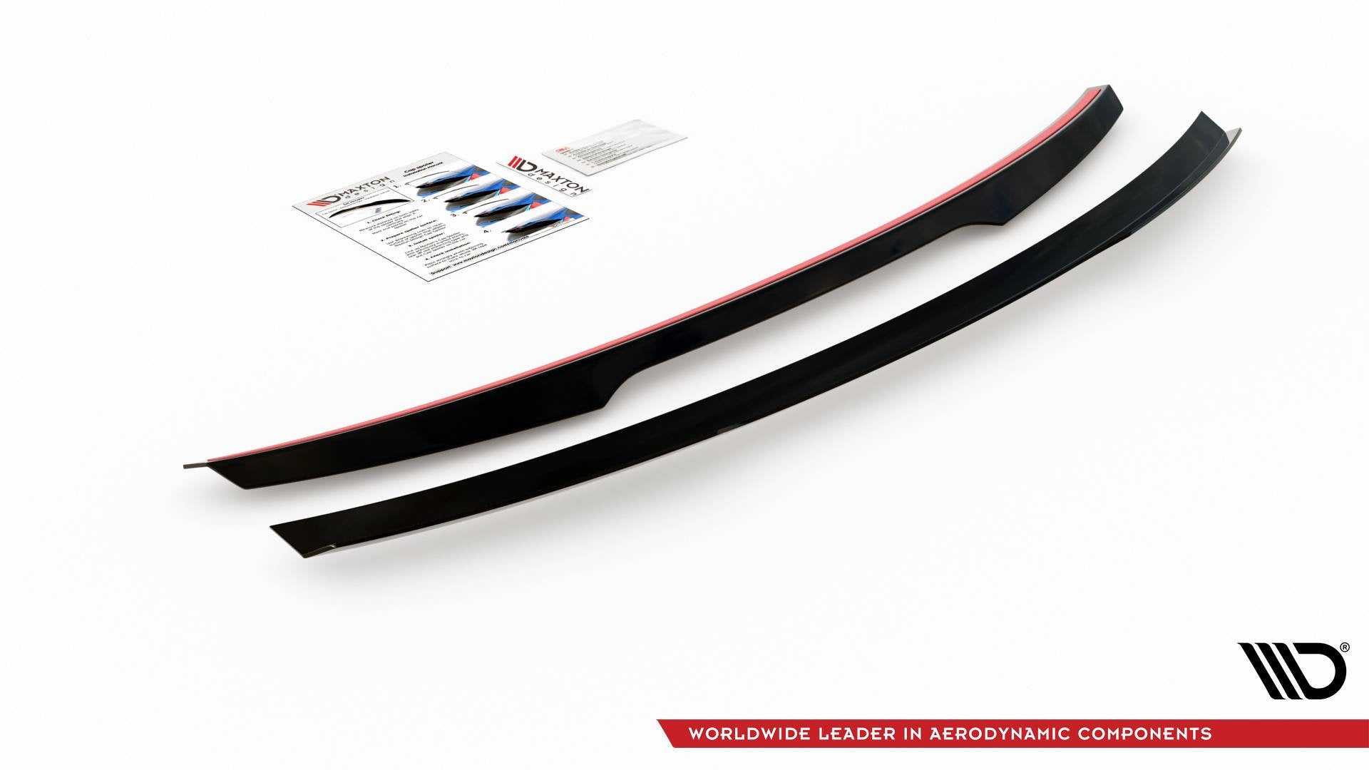 Maxton Design Spoiler CAP passend für Skoda Octavia Liftback Mk3 Facelift schwarz Hochglanz