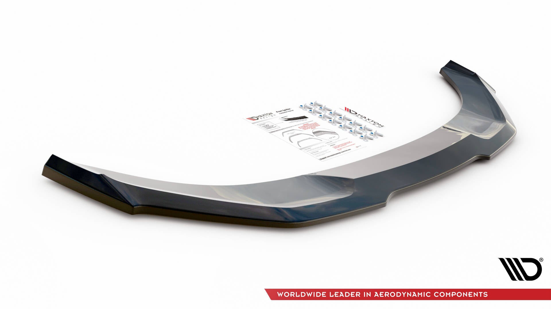 Maxton Design Street+ Spoilerlippe Front Ansatz V.1 passend für Nissan 370Z Nismo Facelift schwarz Hochglanz