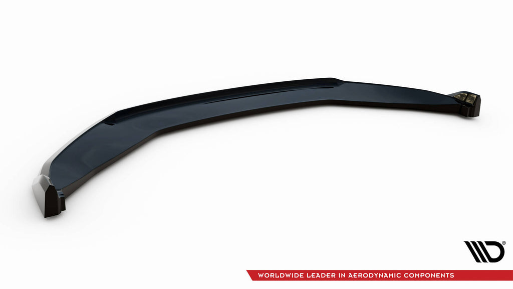 Maxton Design Street+ Spoilerlippe Front Ansatz V.2 passend für Skoda Kodiaq Sportline Mk1 Facelift schwarz Hochglanz