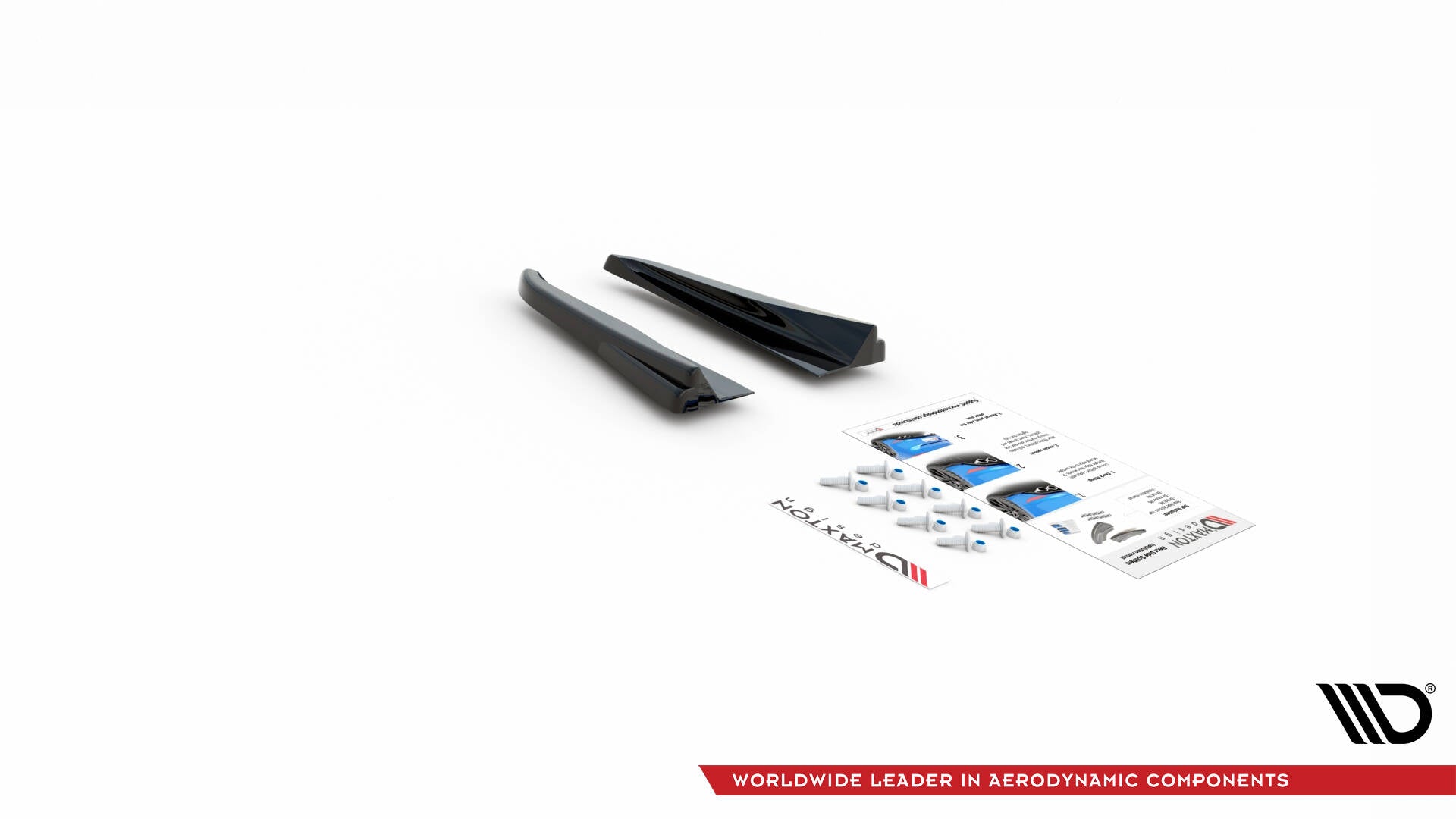 Maxton Design Heck Ansatz Flaps Diffusor passend für Audi RSQ3 SUV F3 schwarz Hochglanz