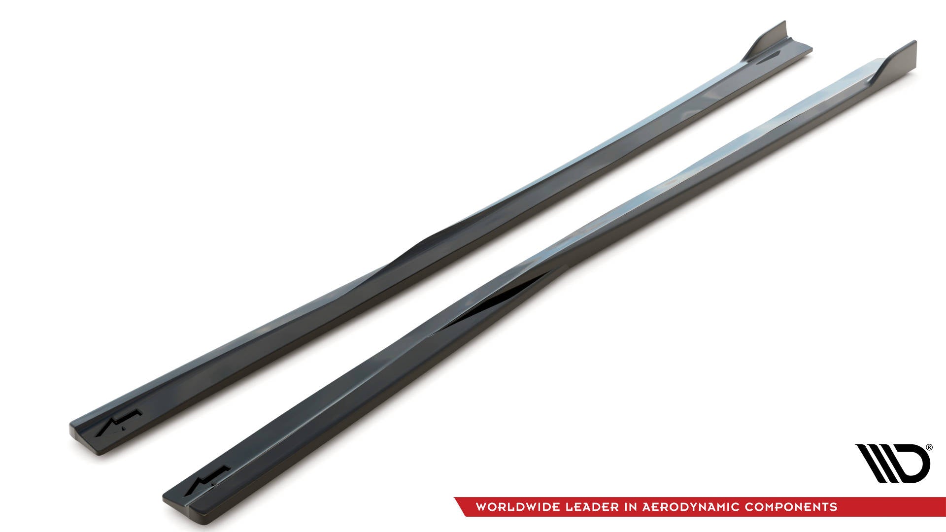 Maxton Design Seitenschweller Ansatz für Dodge Charger SRT Mk7 Facelift schwarz matt