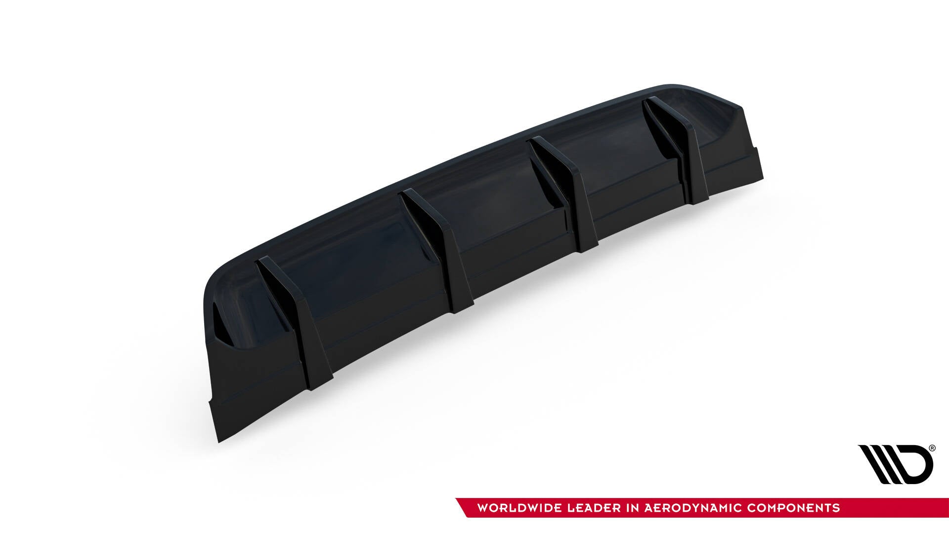 Maxton Design Diffusor Heck Ansatz passend für VW GOLF Mk7 GTI CLUBSPORT schwarz Hochglanz