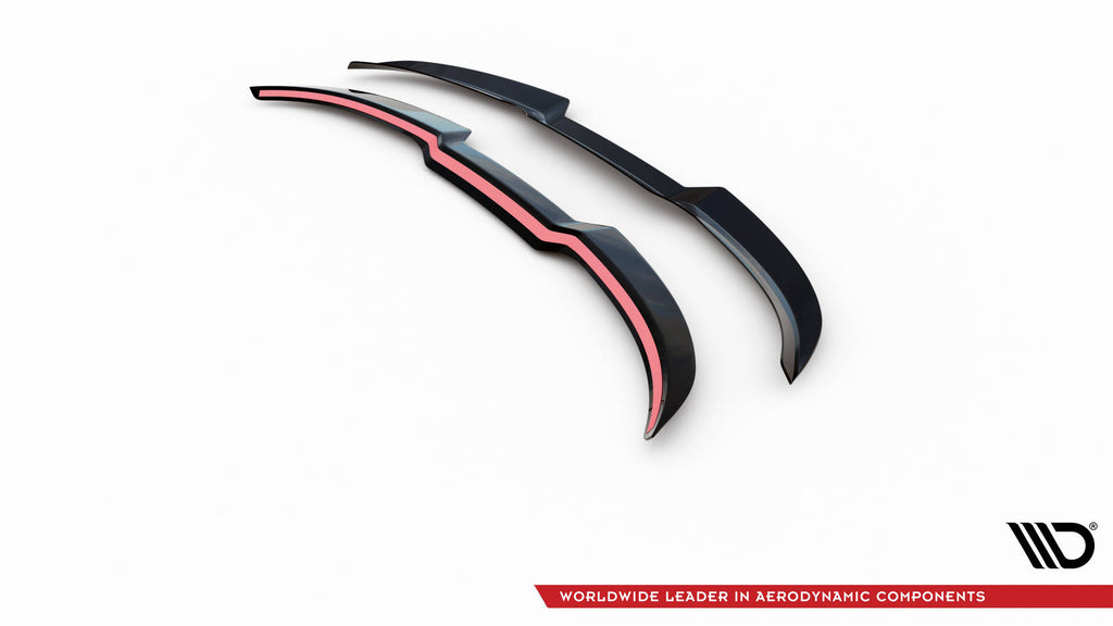 Maxton Design Spoiler CAP passend für Maserati Levante Mk1 schwarz Hochglanz