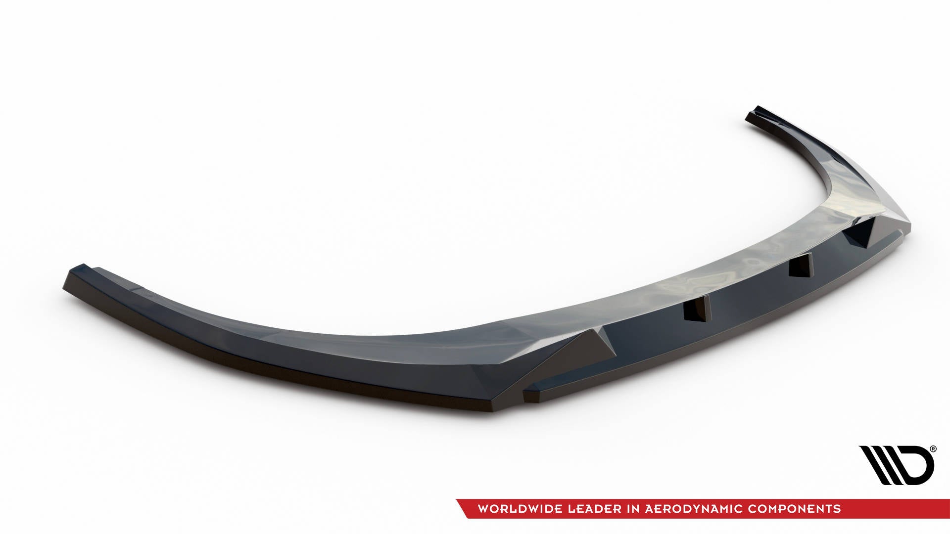 Maxton Design Street+ Spoilerlippe Front Ansatz passend für Hyundai Elantra Mk7 schwarz Hochglanz