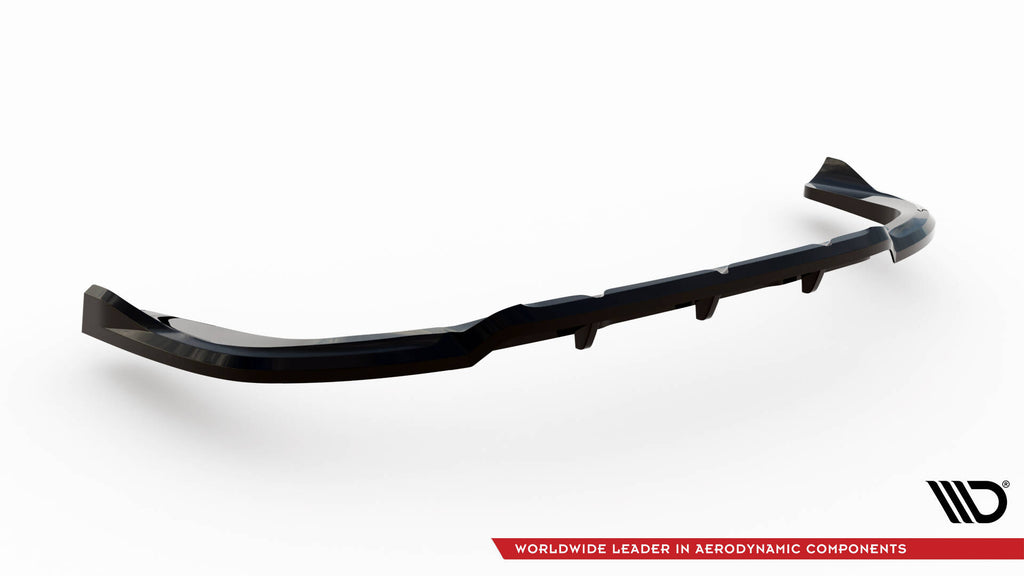 Maxton Design Street+ Mittlerer Diffusor RACE passend für Lexus RX F-Sport Mk4 Facelift schwarz Hochglanz