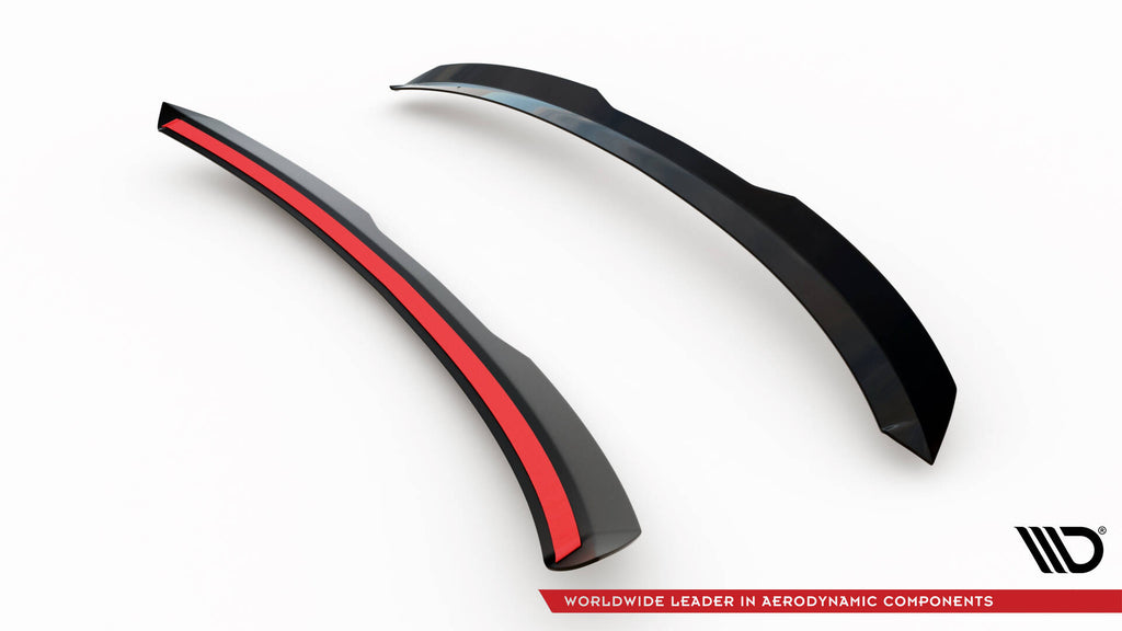 Maxton Design Spoiler CAP passend für SEAT LEON III schwarz Hochglanz