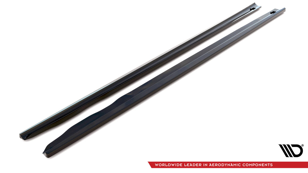 Maxton Design Street+ Seitenschweller Leisten passend für BMW 3er GT F34 schwarz Hochglanz