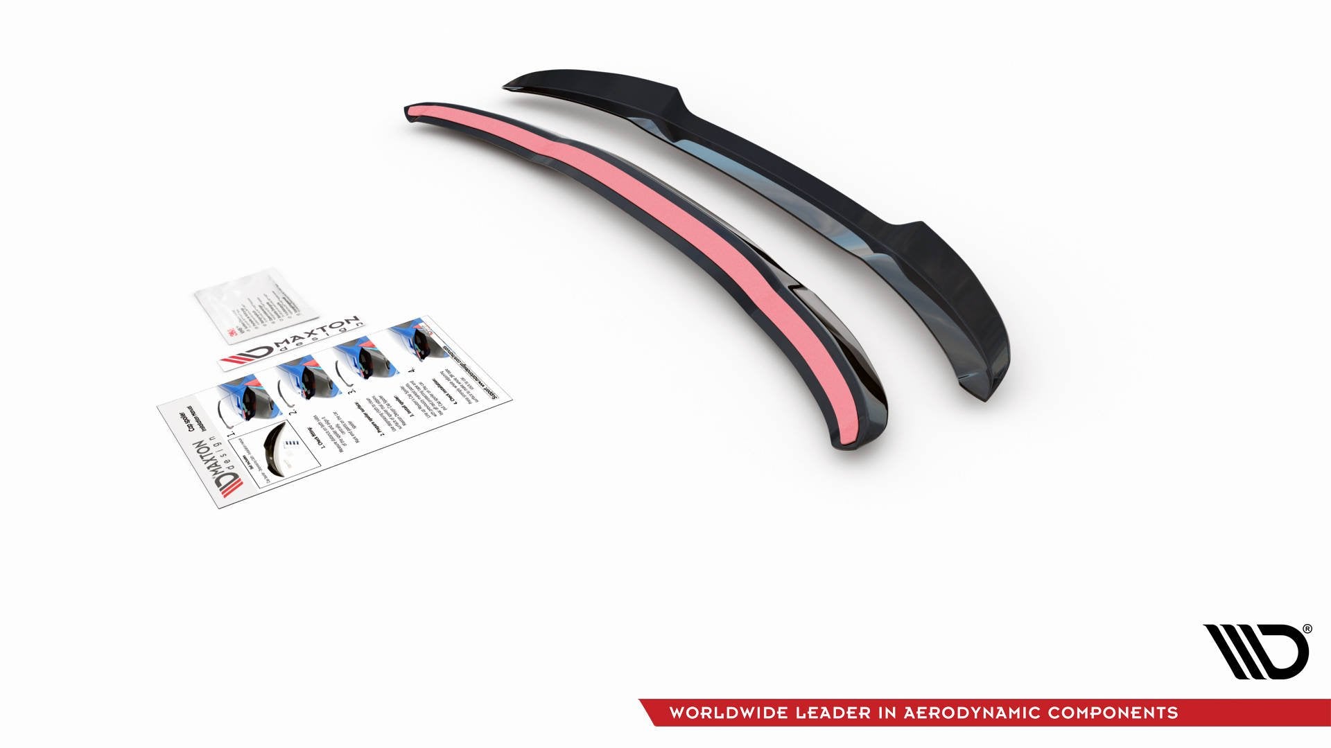 Maxton Design Spoiler CAP passend für Peugeot 2008 Mk2 schwarz Hochglanz