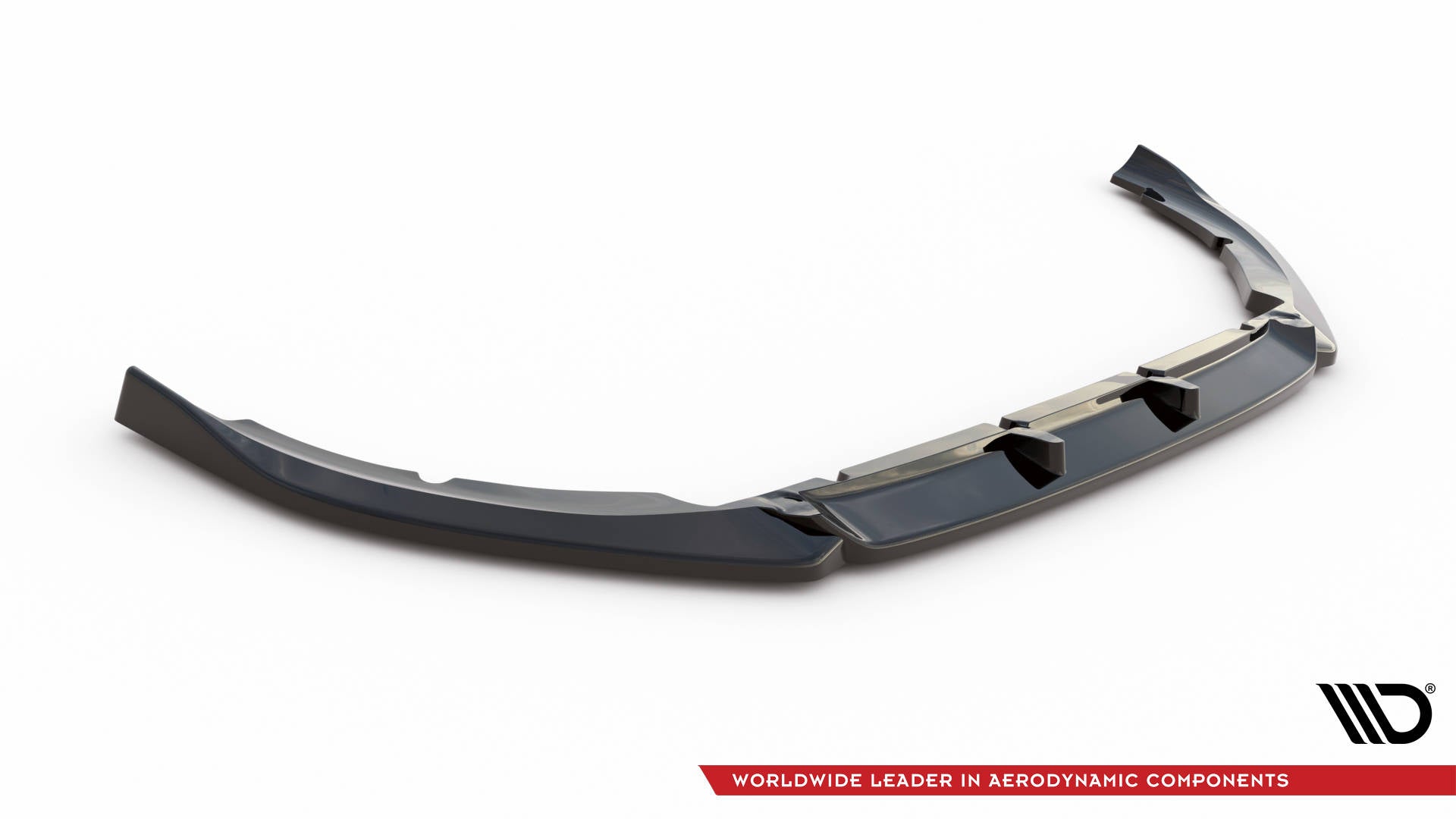 Maxton Design Street+ Spoilerlippe Front Ansatz passend für Citroen Berlingo Mk3 schwarz Hochglanz