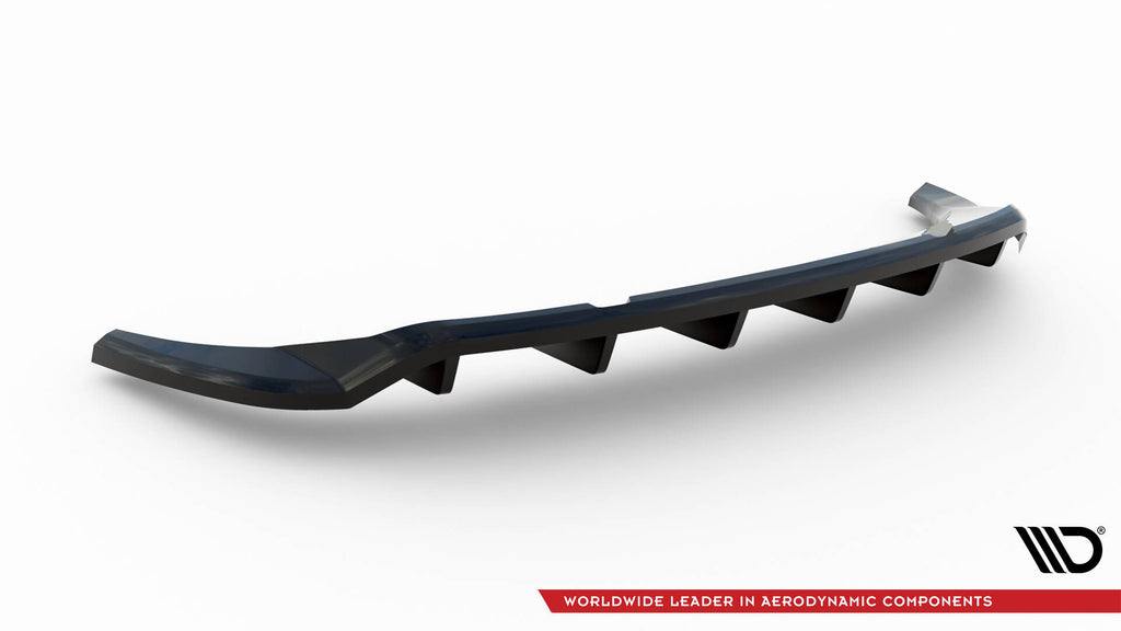 Maxton Design Street+ Mittlerer Diffusor RACE passend für Audi Q3 Sportback F3 schwarz Hochglanz