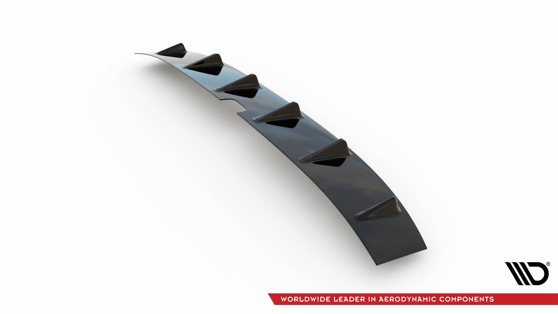 Maxton Design Heckscheiben Spoiler passend für Ford Mustang Dark Horse Mk7 schwarz Hochglanz