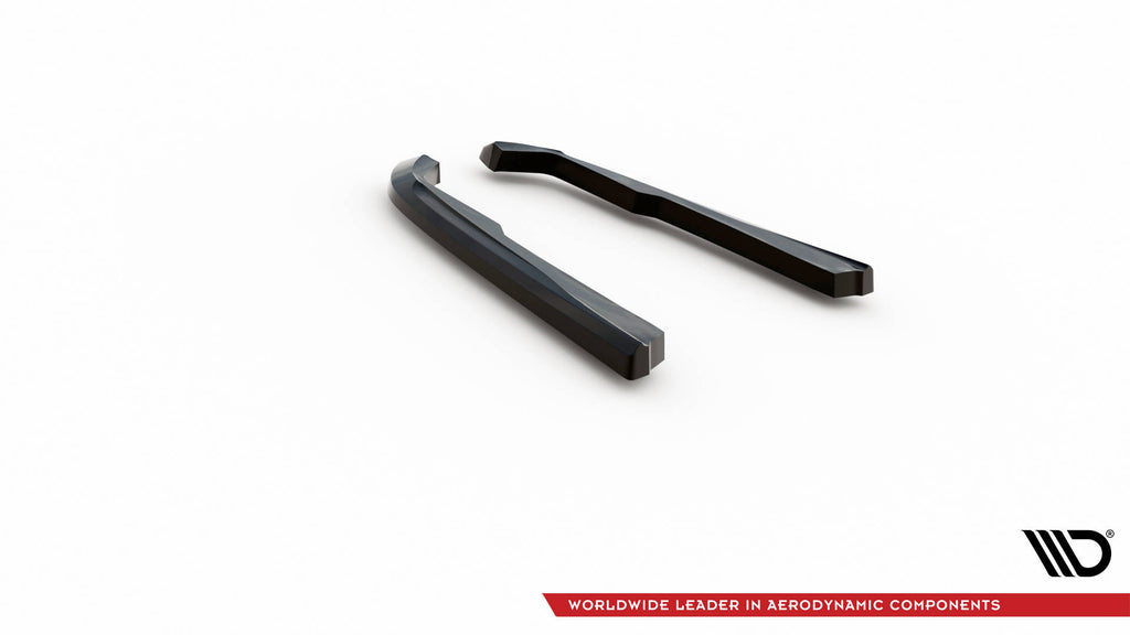 Maxton Design Heck Ansatz Flaps Diffusor passend für BMW M340i G20 / G21 Facelift schwarz Hochglanz