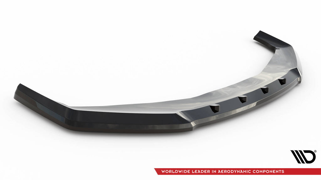 Maxton Design Street+ Spoilerlippe Front Ansatz V.1 passend für BMW 7 M-Paket / M760e / i7 M-Paket G70 schwarz Hochglanz