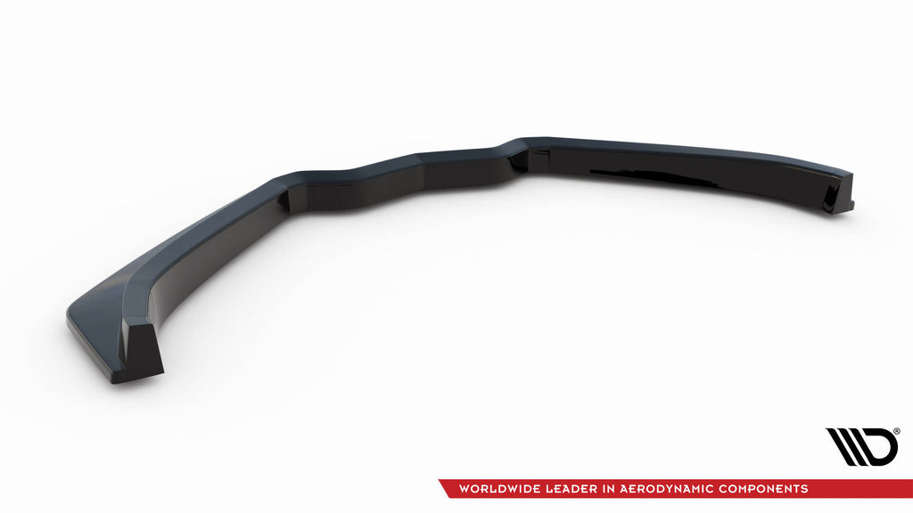 Maxton Design Street+ Spoilerlippe Front Ansatz V.1 passend für Chevrolet Corvette Stingray / Z06 C7 schwarz Hochglanz