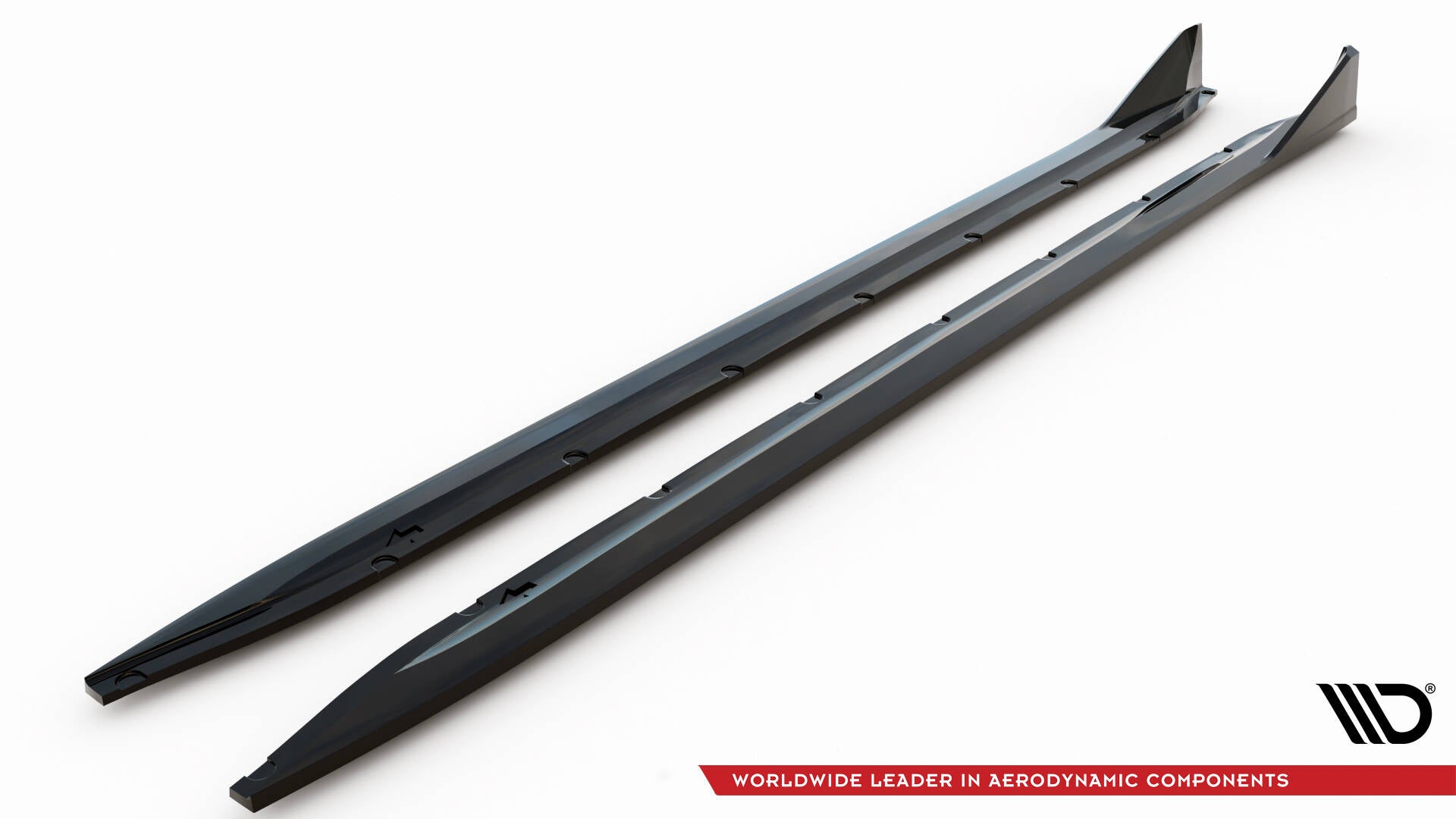 Maxton Design Street+ Seitenschweller Leisten passend für V.3 passend für CSL Look BMW M4 G82 / G82 Facelift schwarz Hochglanz