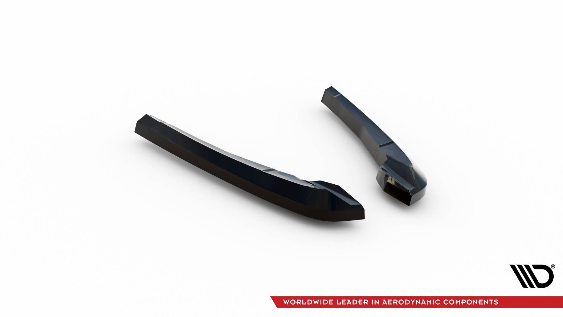 Maxton Design Heck Ansatz Flaps Diffusor V.2 passend für BMW X3 M F97 / F97 Facelift schwarz Hochglanz