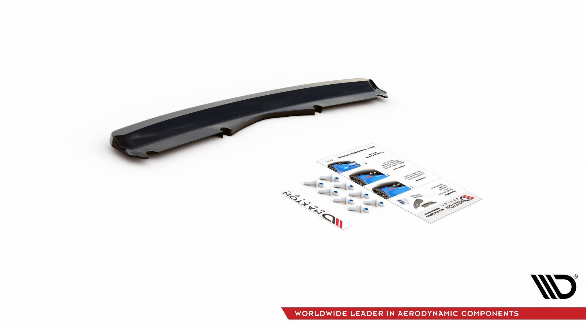 Maxton Design Heckansatz Ford S-Max Vignale Mk2 Facelift schwarz Hochglanz für Ford S-Max Mk2