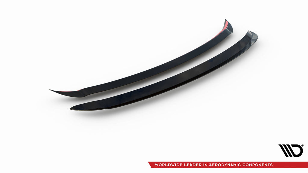 Maxton Design Spoiler CAP V.1 passend für Toyota Yaris Mk4 schwarz Hochglanz