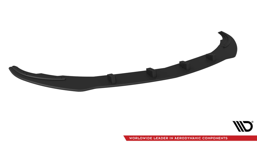Maxton Design Street Pro Street+ Spoilerlippe Front Ansatz passend für Mercedes-Benz A AMG-Line W176 Facelift
