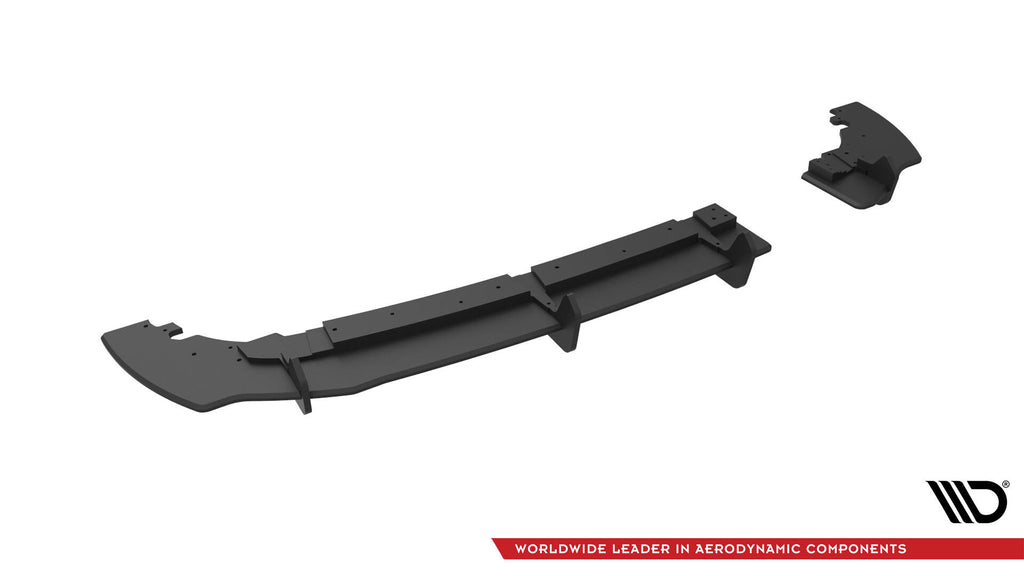Maxton Design Robuste Racing Diffusor Heck Ansatz passend für Ford Fiesta Mk8 ST