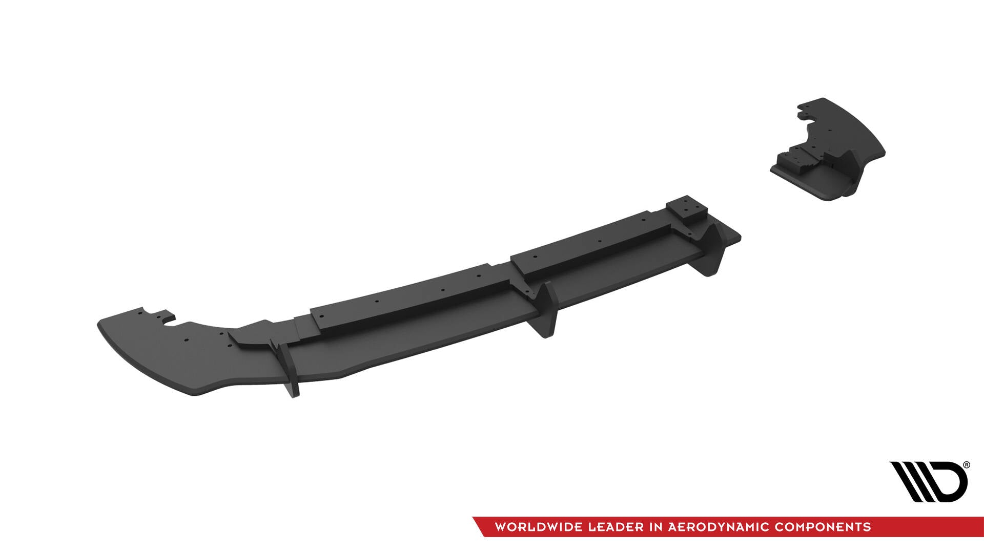 Maxton Design Robuste Racing Diffusor Heck Ansatz passend für Ford Fiesta Mk8 ST