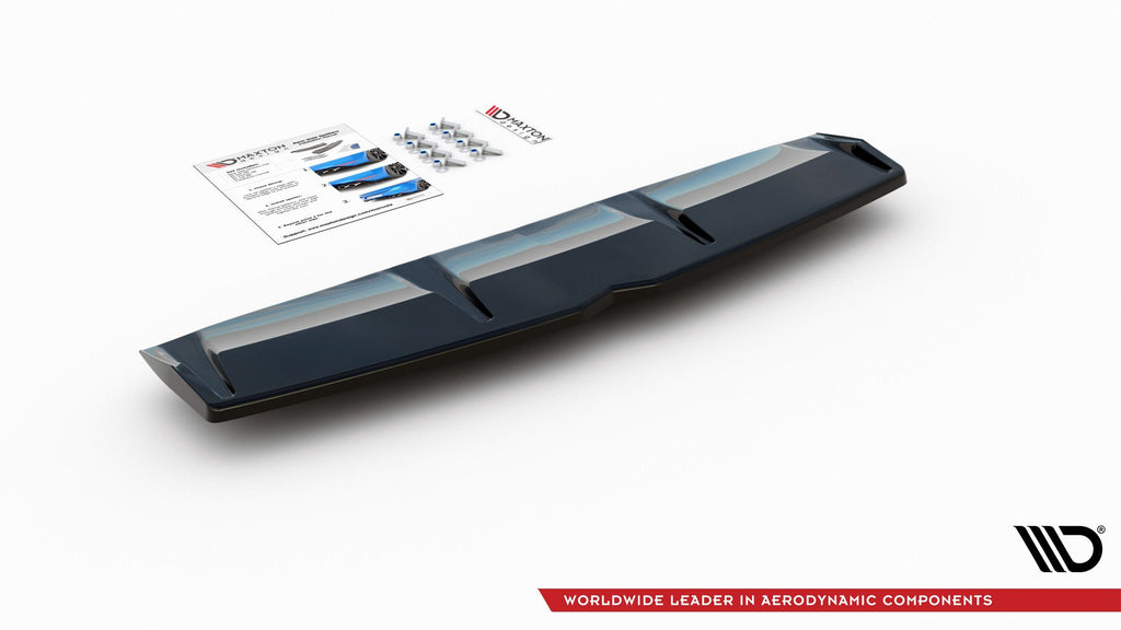 Maxton Design Heckansatz Hyundai I30 N Mk3 Fastback schwarz Hochglanz für Hyundai I30 N Mk3