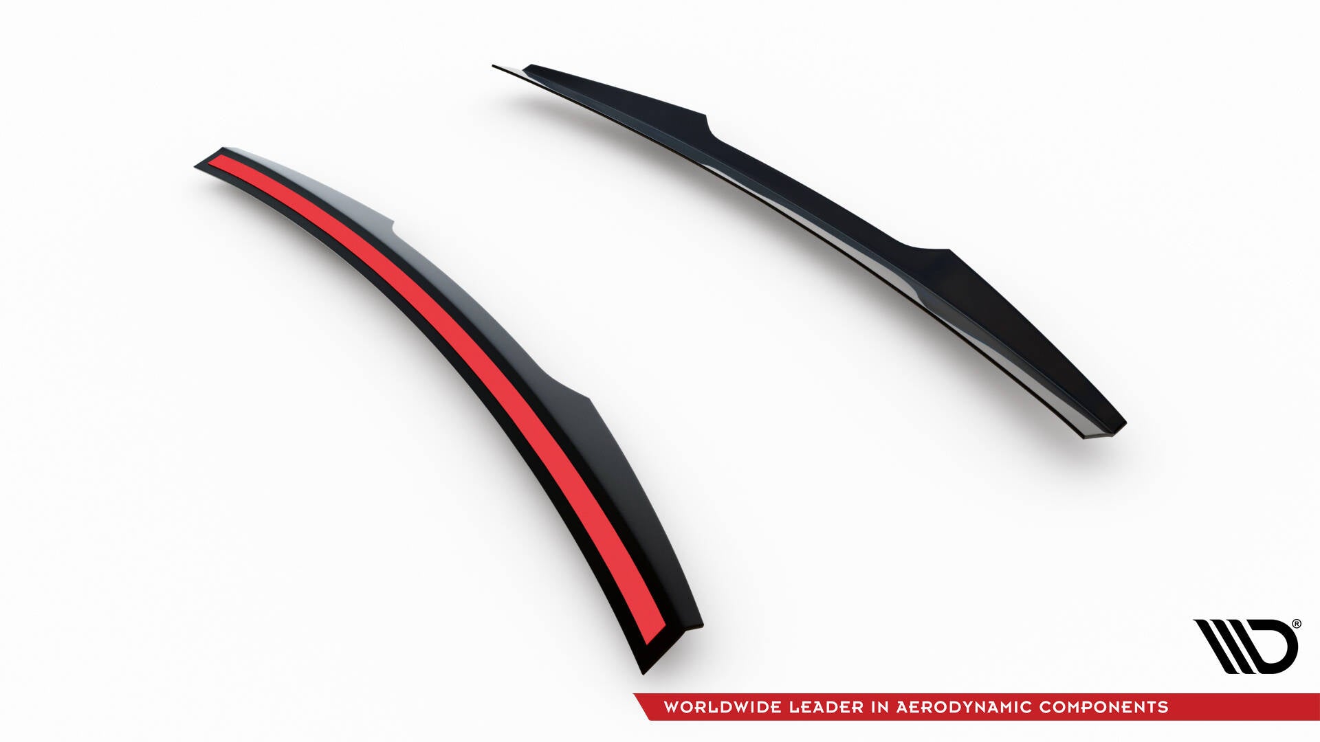Maxton Design Spoiler CAP passend für Ford Fiesta Standard / ST / ST-Line Mk8 (Für FO-FI-8-FH1FP) schwarz Hochglanz