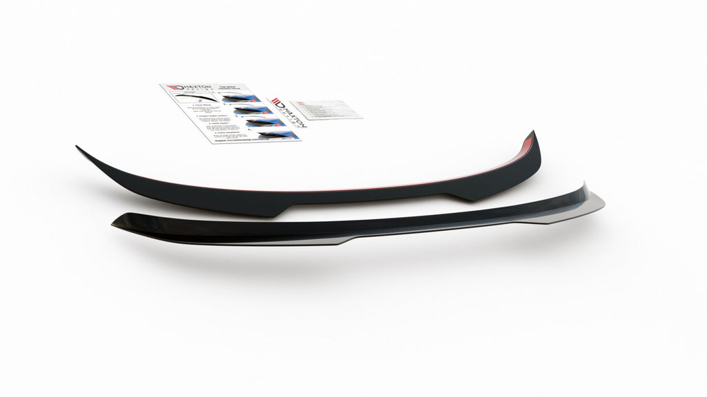 Maxton Design Spoiler CAP passend für Ford Fiesta ST Mk7 FL schwarz Hochglanz