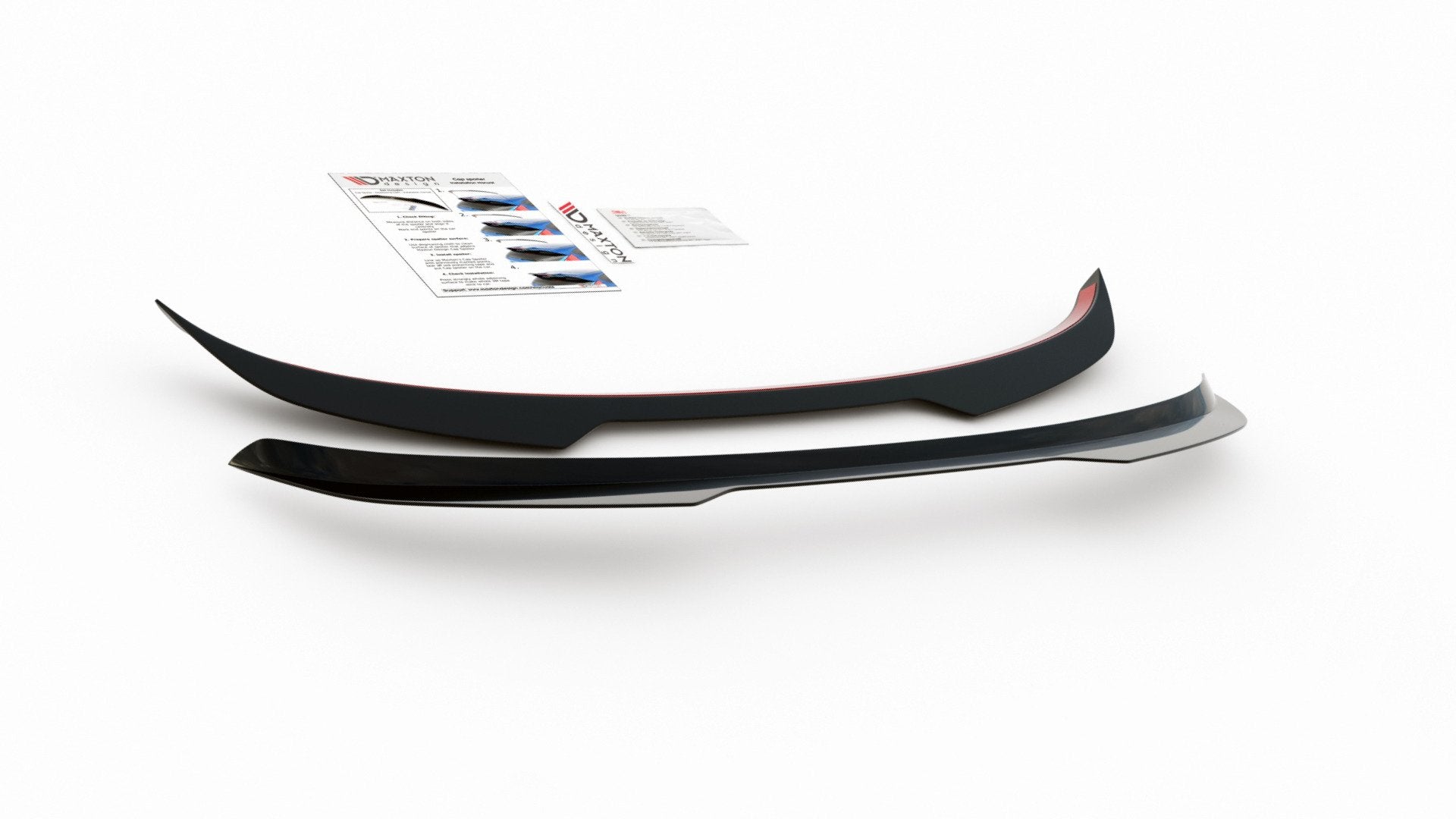 Maxton Design Spoiler CAP passend für Ford Fiesta ST Mk7 FL schwarz Hochglanz